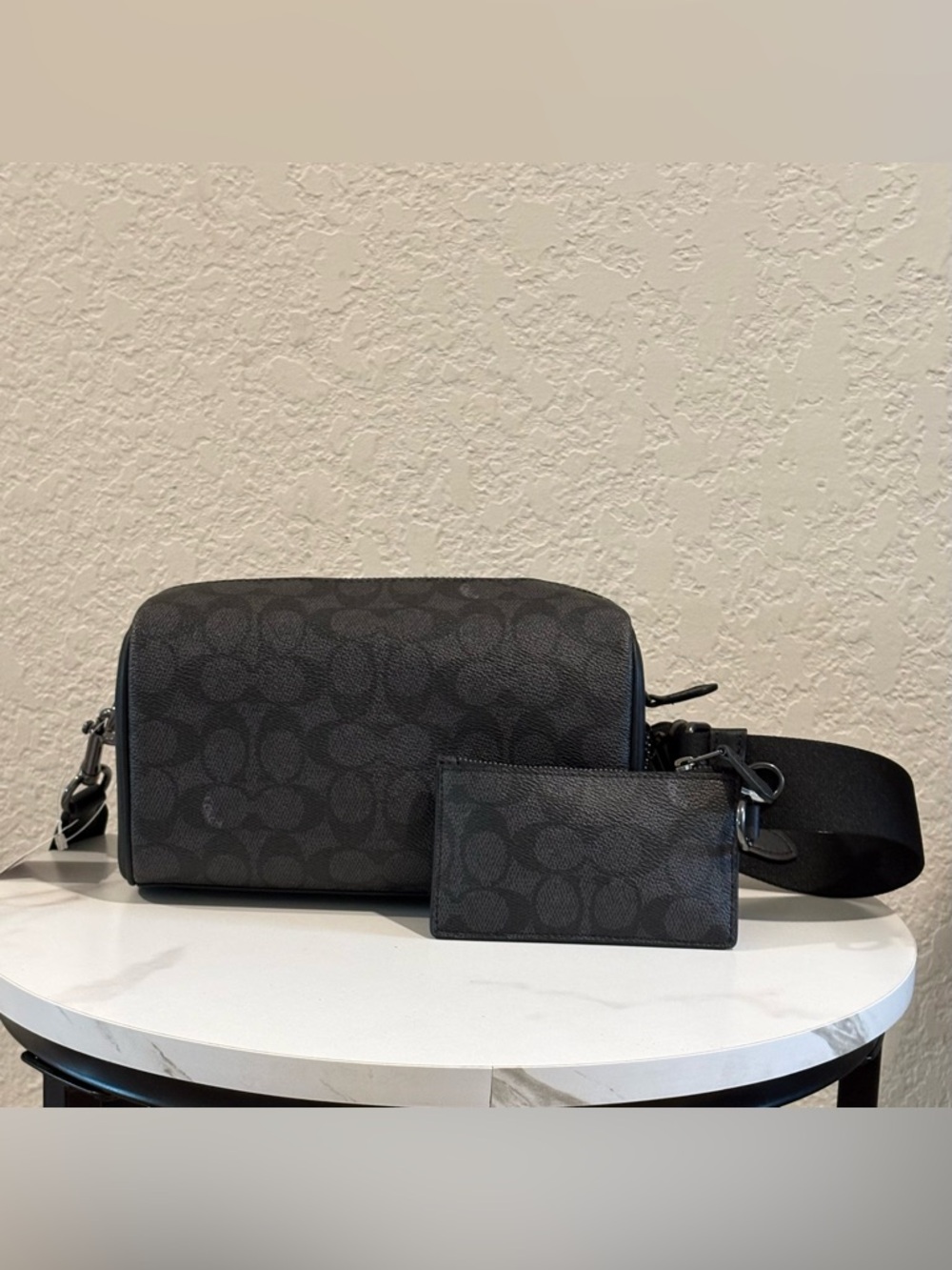 Coach Axel Monogram Crossbody Bag NWT